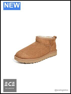 Shearling Suede Ultra Mini Ankle Bootie Water Repellent Casual